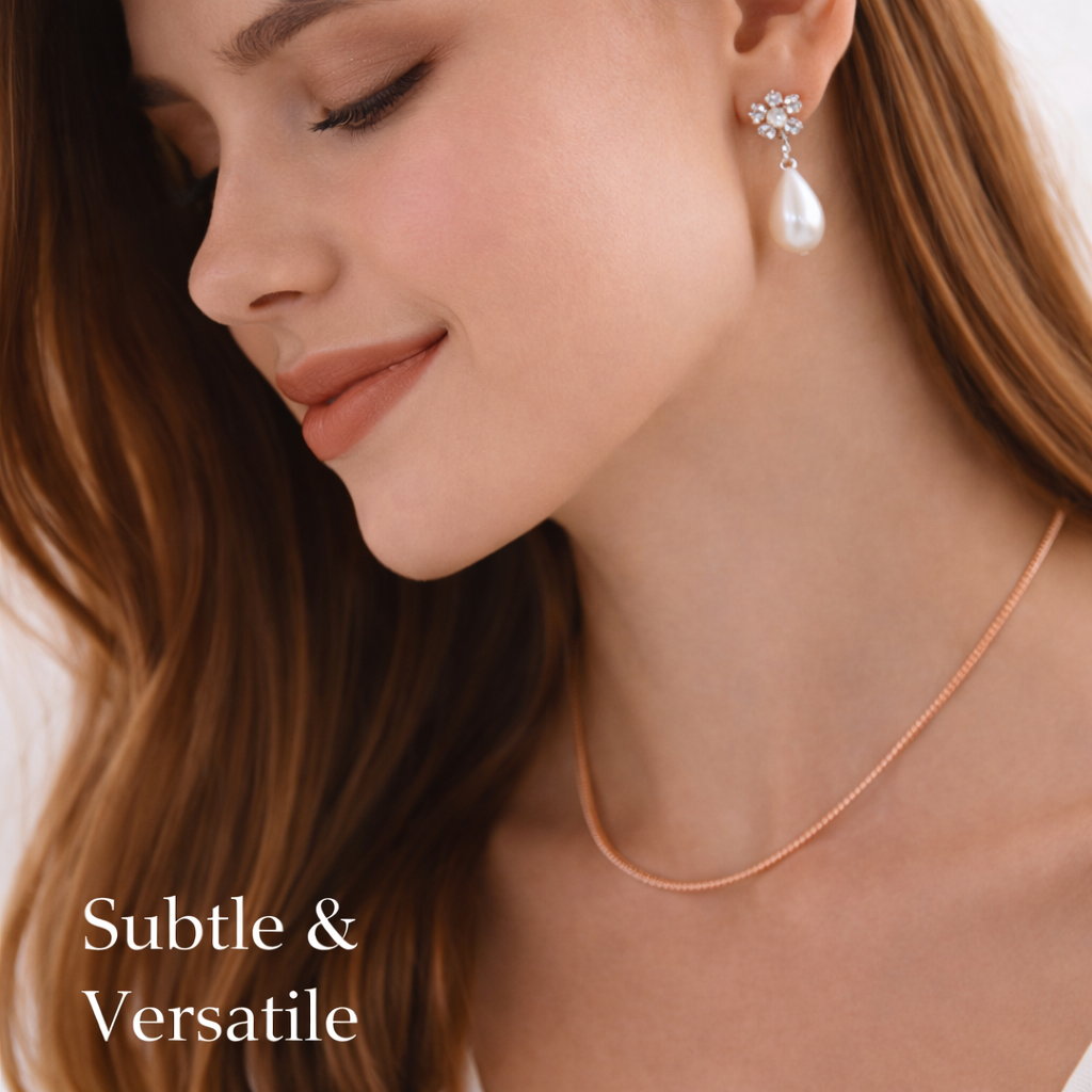 Rose Gold Minimalist Chain Necklace