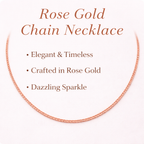 Rose Gold Minimalist Chain Necklace